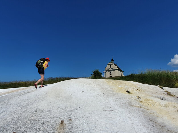 A shot capturing a part of Jana Liptáková's pilgrimage trip around eastern Slovakia.