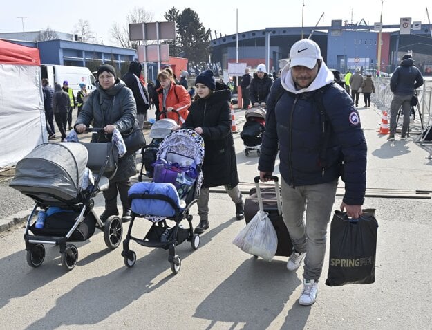 Refugees from Ukraine in Vyšné Nemecké.