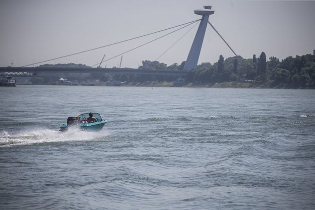 The Solstice on the Danube, illustrative stock photo.