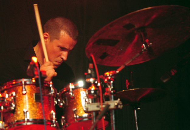 Martin Valihora on drums