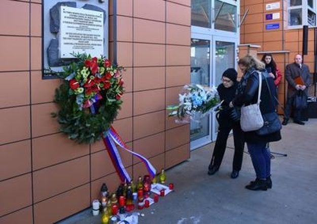Survivor Edita Grosmanová commemorates the first transport from Poprad to Auschwitz, March 25.