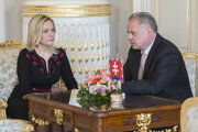 Denisa Saková met with President Andrej Kiska.