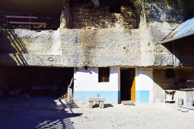 The Brhlovce rock dwellings.