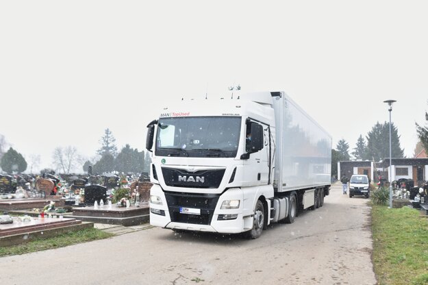 Cooling trailer in Trnava.