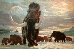 Prehistoric animals such as mammoths come to life in films thanks to digital technologies, but few artists have portrayed them as artistically as Zdeněk Burian. 