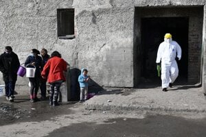 Disinfection of settlement in Sečovce