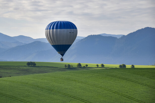 Flight in balloon in Liptov region