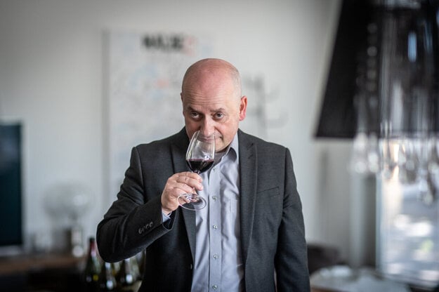 Sommelier Rastislav Šuták loves Blaufränkish produced in Rača, Bratislava.