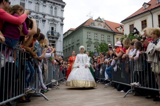 Bratislava recalls its famous coronation history with an annual re-enactment of coronation festivities.