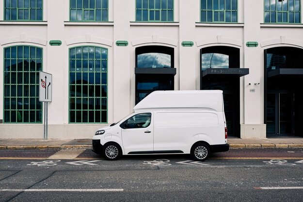 One of the new models added to the Voltia e-van fleet.