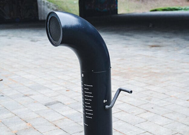 The first poetry jukebox in Žilina.