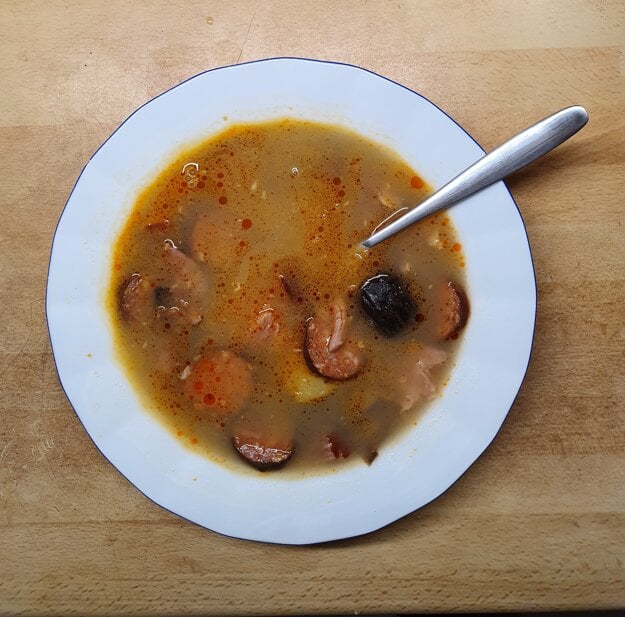 Fazuľová nežná (Gentle bean soup)