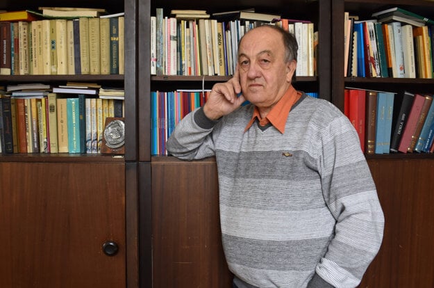 Ivan Yatskanyn, 71, is a Slovak-Ukrainian author who writes exclusively in the Ukrainian language.