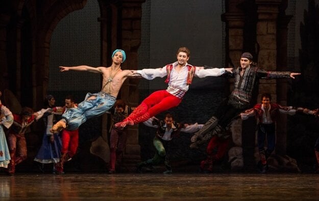 A scene from The Corsaire, a ballet that premiered last season.