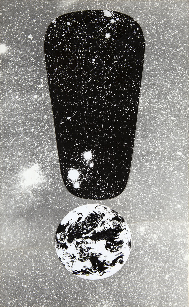 Rudolf Sikora: from The Exclamation Mark cycle, 1974. Photography, collage