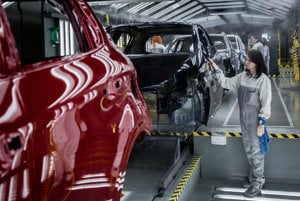 The automotive industry is the driving force of industrial production in Slovakia.