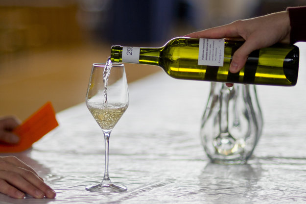 Wine evening, illustrative stock photo.