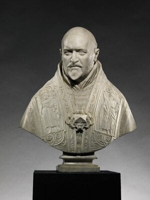 Bust of Pope Paul V by Gian Lorenzo Bernini, sold in an auction and exported from Slovakia.