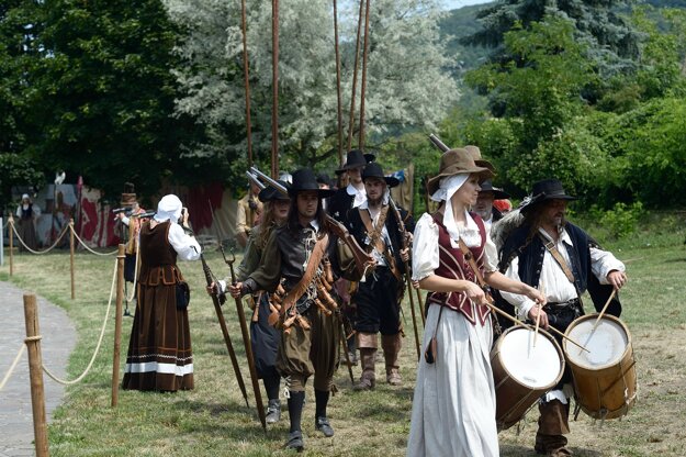 Knights at Devín, Middle Ages edition, July 2015.