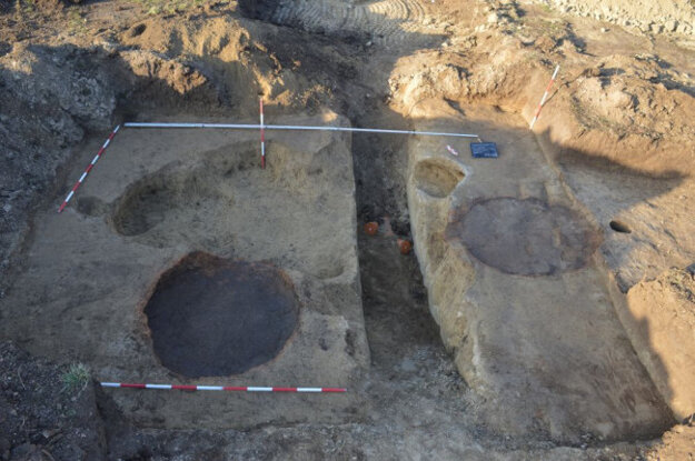 The graves from the Great Moravian era