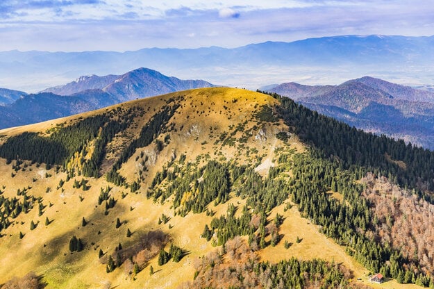 The Borišov peak in the Veľká Fatra mountains.