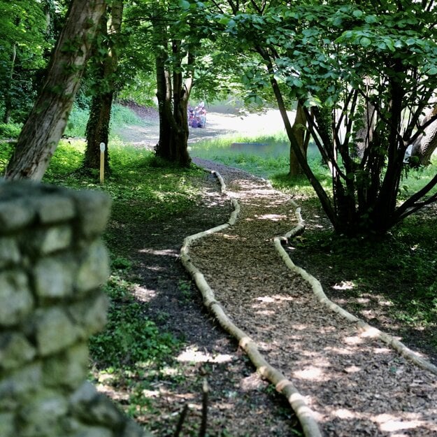 Prϋger-Wallner garden is combination of wild and maintained greenery.