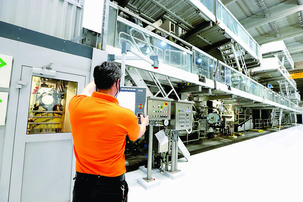 New paper machine in Mondi SCP.