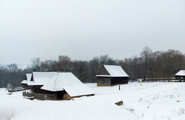 The Museum of Ukrainian Culture's open-air section in Svidník, eastern Slovakia.