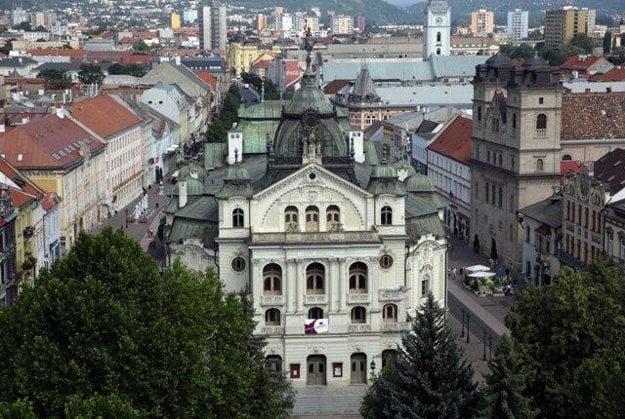The current building of the State Theatre Košice, SDKE