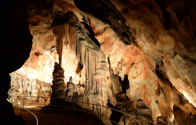 Interior of the Domica Cave