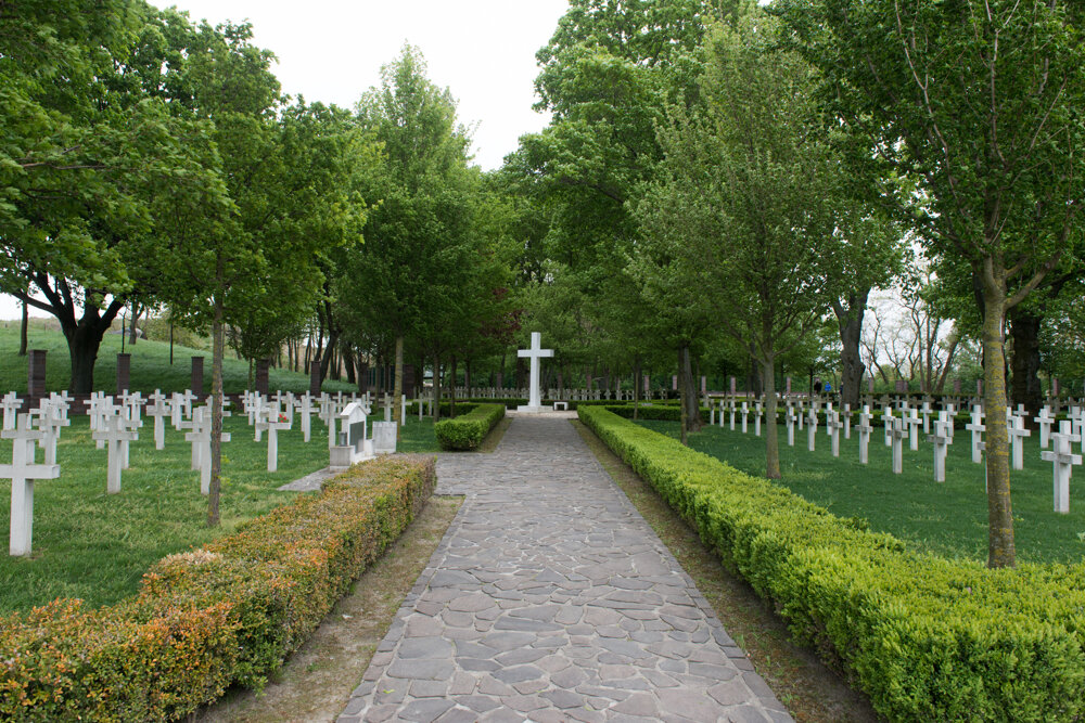The Kopčany military cemetery in Petržalka.
