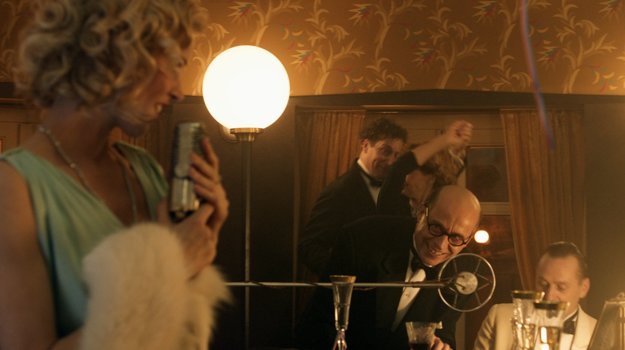 L-R: Actors Eva herzigová and Karle Roden (J. Masaryk)