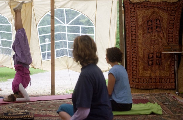 Yoga, illustrative stock photo.