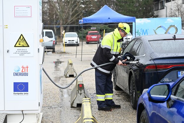 Slovakia has its first hydrogen fuel station.