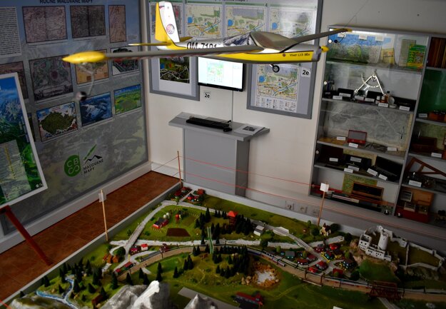 A miniature model of a Slovak village at the Slovak Museum of Maps in Kynceľová near Banská Bystrica.
