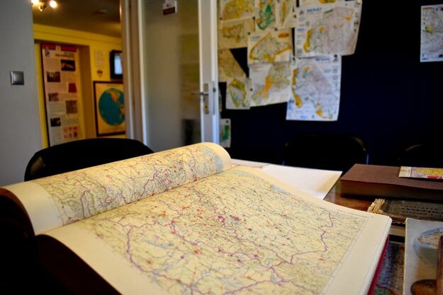 The Slovak Museum of Maps is located in a village near Banská Bystrica.