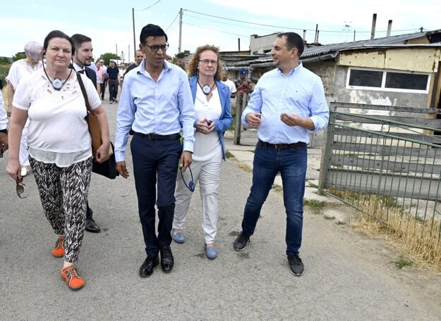 Younous Omarjee, second from left.