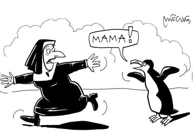 Mama by Andrzej Mleczsko (International Exhibition of Political Cartoons)