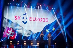 The ceremonial launch of the Slovak presidency's logo. 