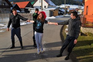 Easter traditions performed in Slovakia.