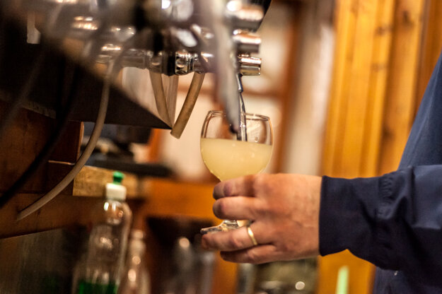 Storm in a glass: burčiak is a popular autumn drink in Slovakia.