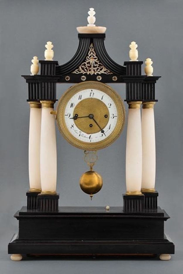 Anton Thalhamer: Table clock, Trnava, 1830 – 1850