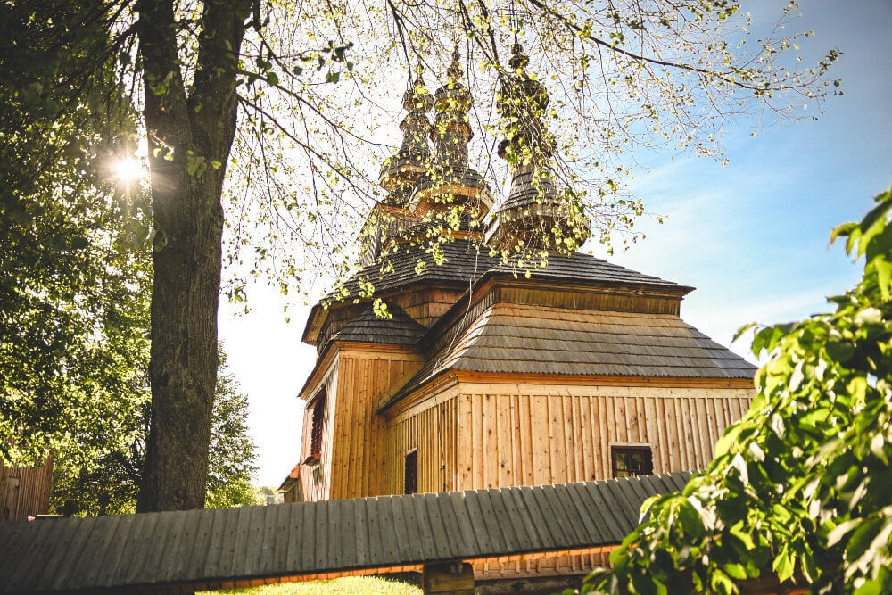 Wooden church in Ladomirová