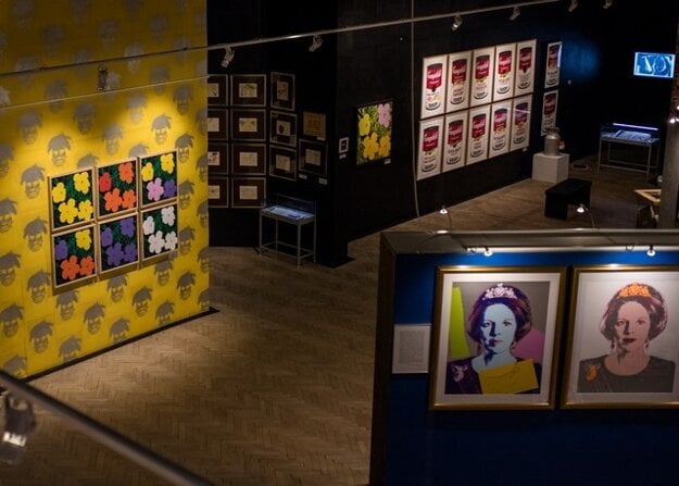 Warhol's 'Flowers' are on display in the Medzilaborce museum.