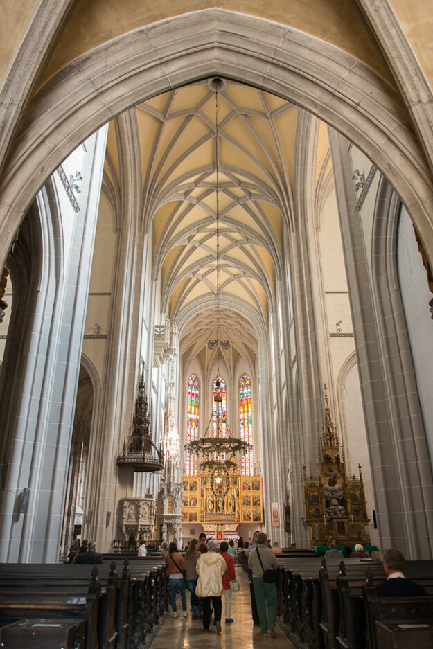 Interior of the cathedral