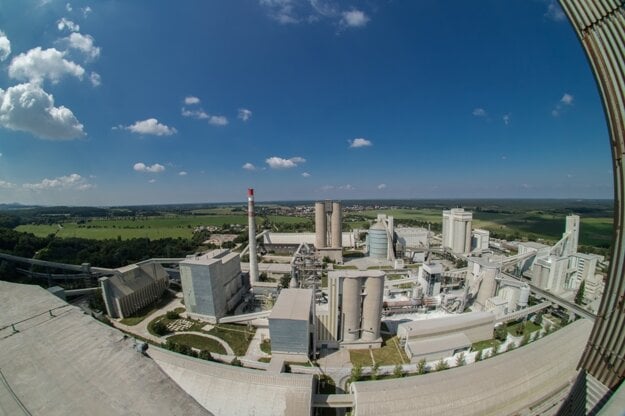 Cement plant of Danucem Slovensko in Rohožník