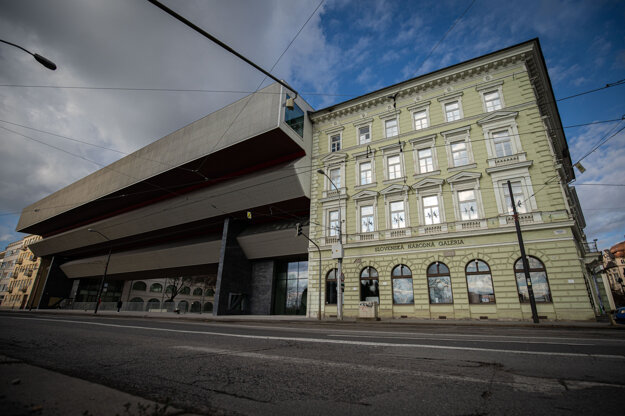 The Slovak National Gallery building in Bratislava.