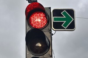 New metal sign has been installed at two crossroads near Bratislava.