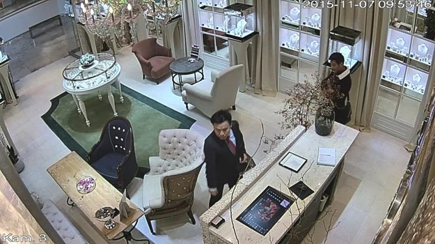 Suspects in the ALO Diamonds boutique.