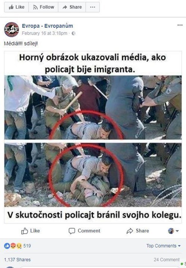 The allegedly manipulated photo is a hoax in itself.
